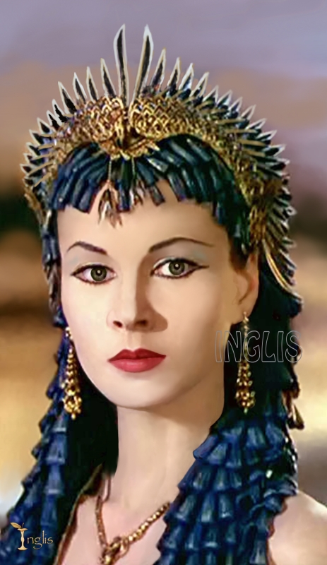 Vivien Leigh as Cleopatra
